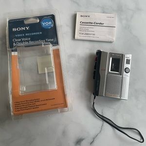 Sony VOR Cassette Recorder with open packaging
